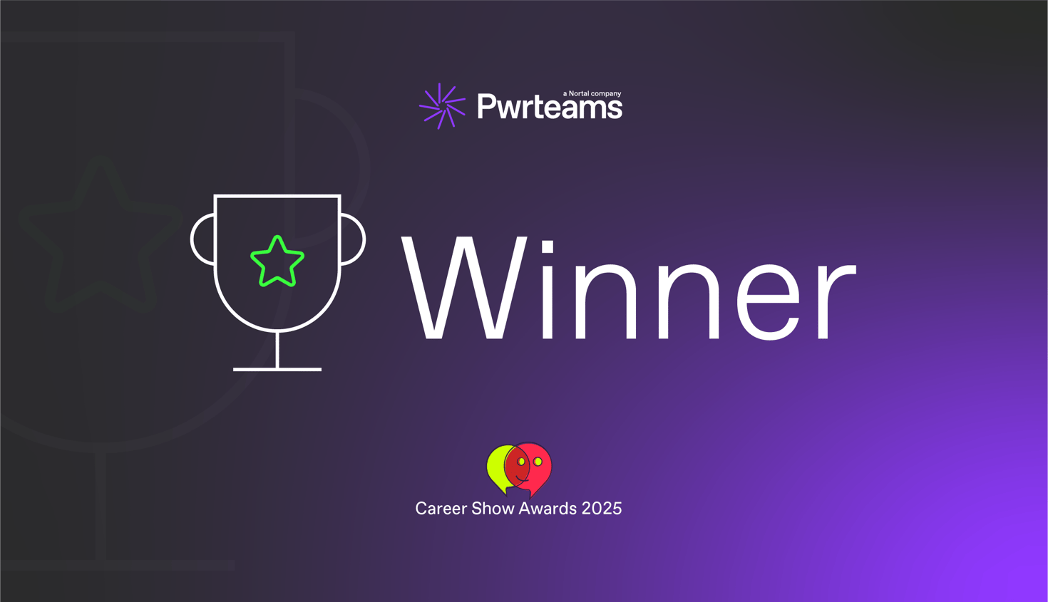 Pwrteams with gold and silver medals at the Career Show Awards 2025