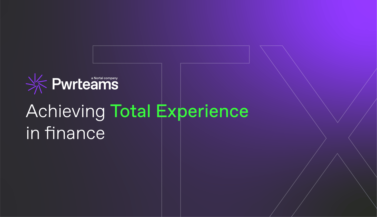 Why does total experience (TX) matters in finance?