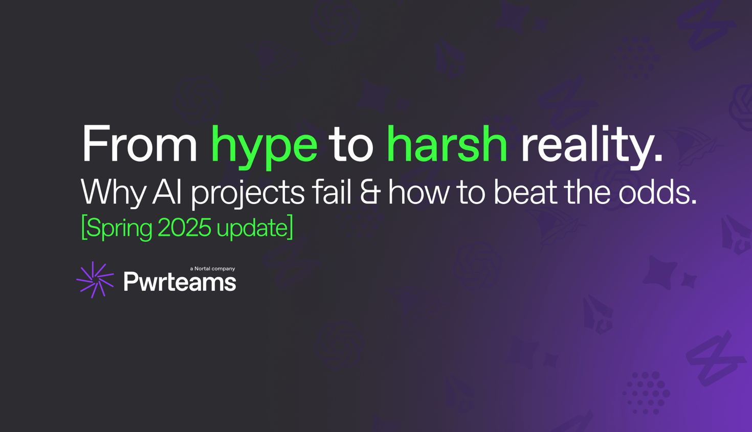 Why most AI projects fail & what can you do about it