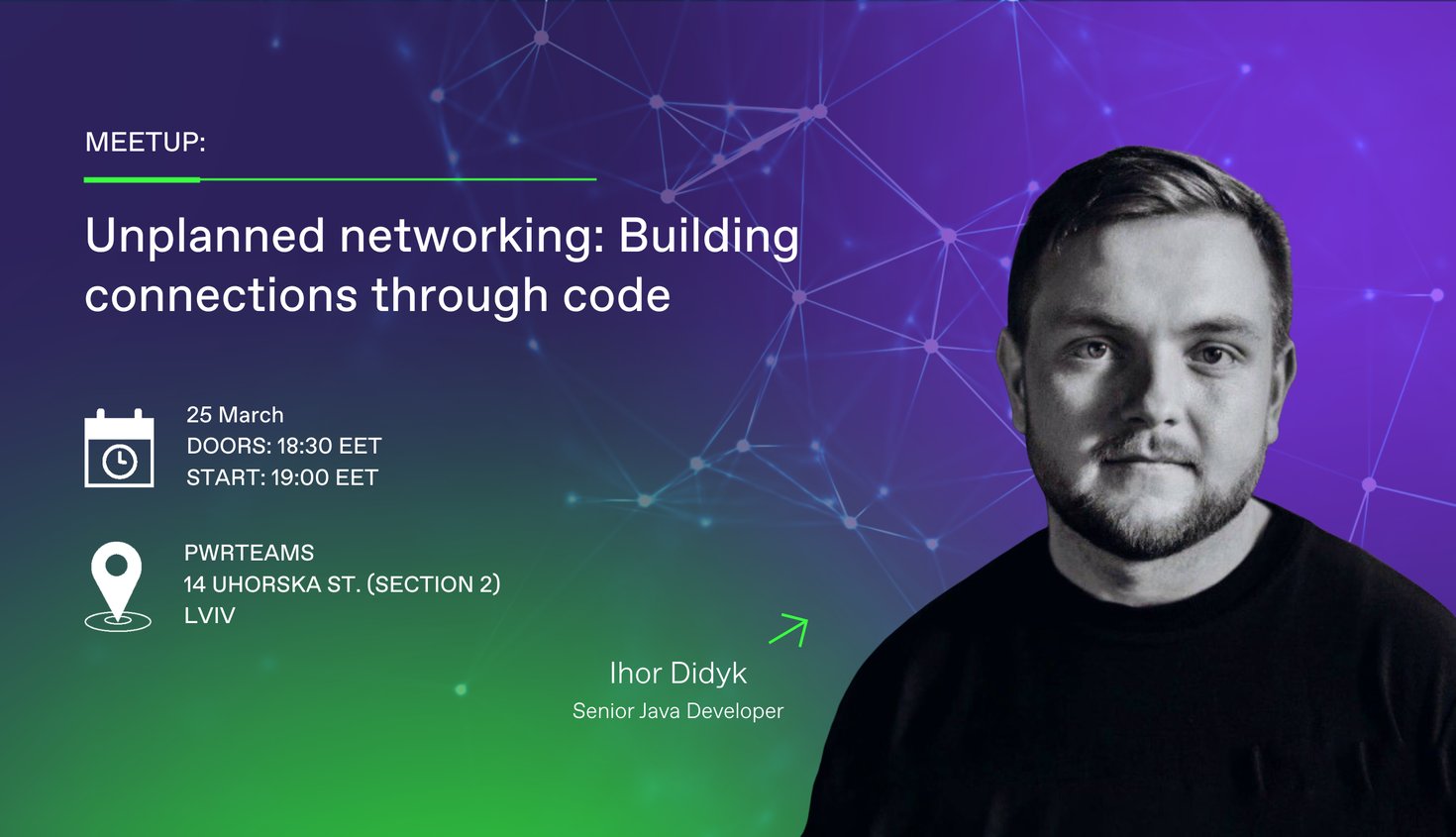Unplanned networking: Building connections through code
