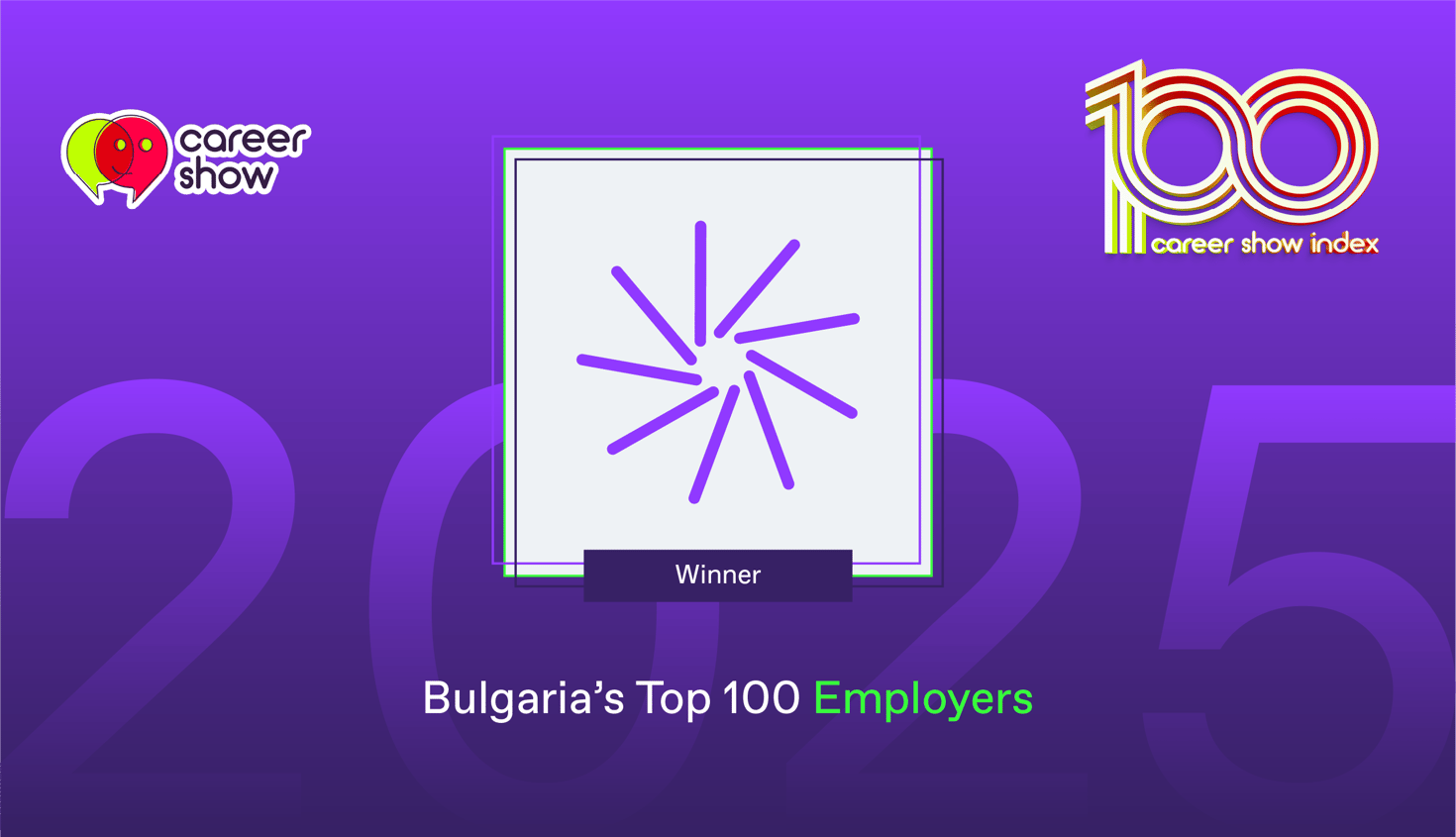 Pwrteams is one of Bulgaria’s Top 100 Employers for 2025!