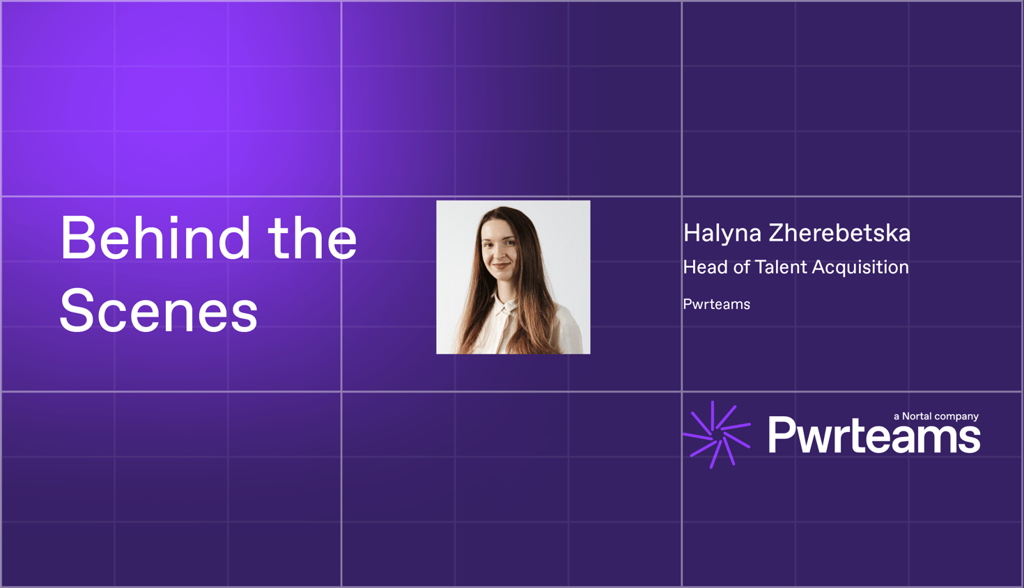 Behind the scenes: Halyna Zherebetska, Head of Talent Acquisition