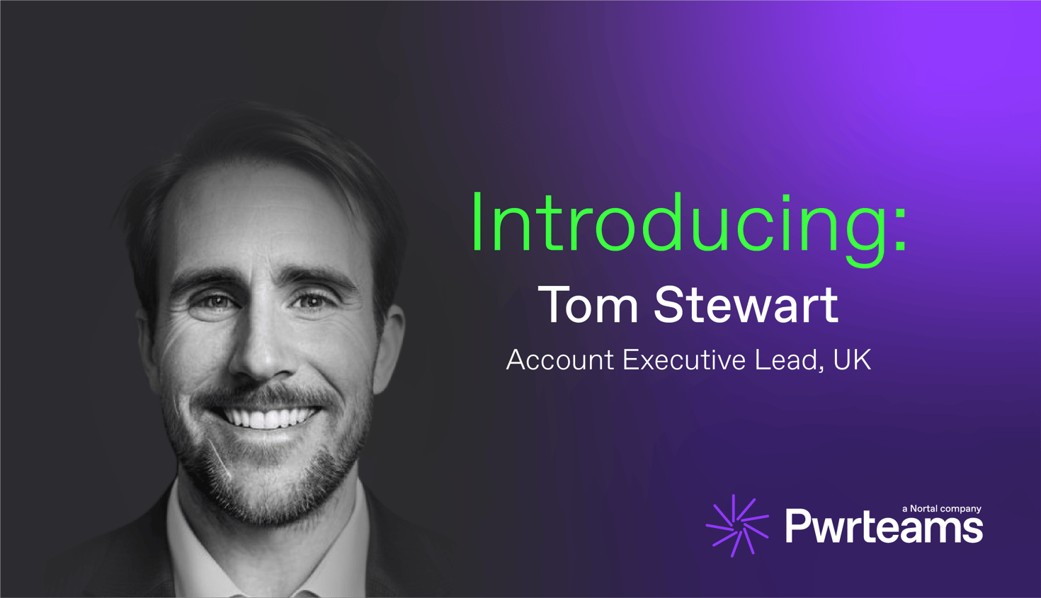 Introducing: Tom Stewart, Account Executive Lead, UK at Pwrteams