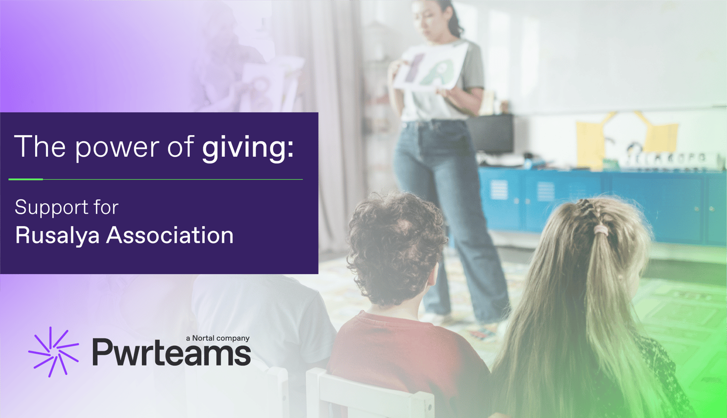 The power of giving: support for Rusalya Association