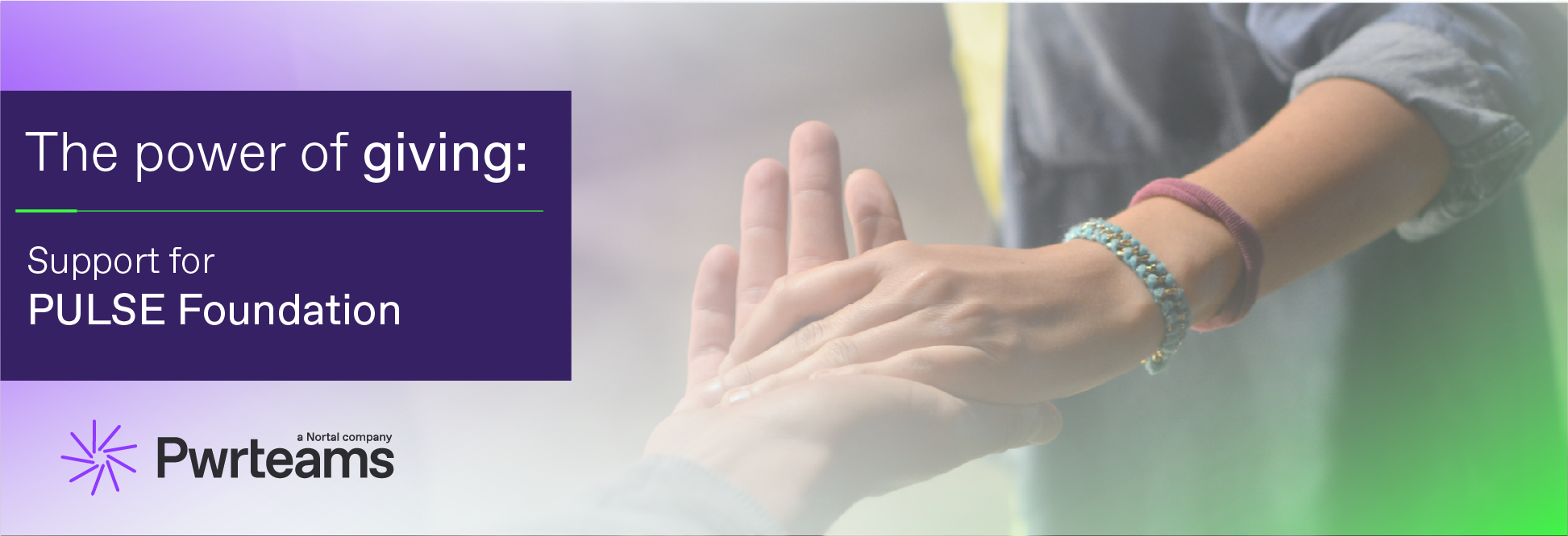 The power of giving: our support for PULSE Foundation