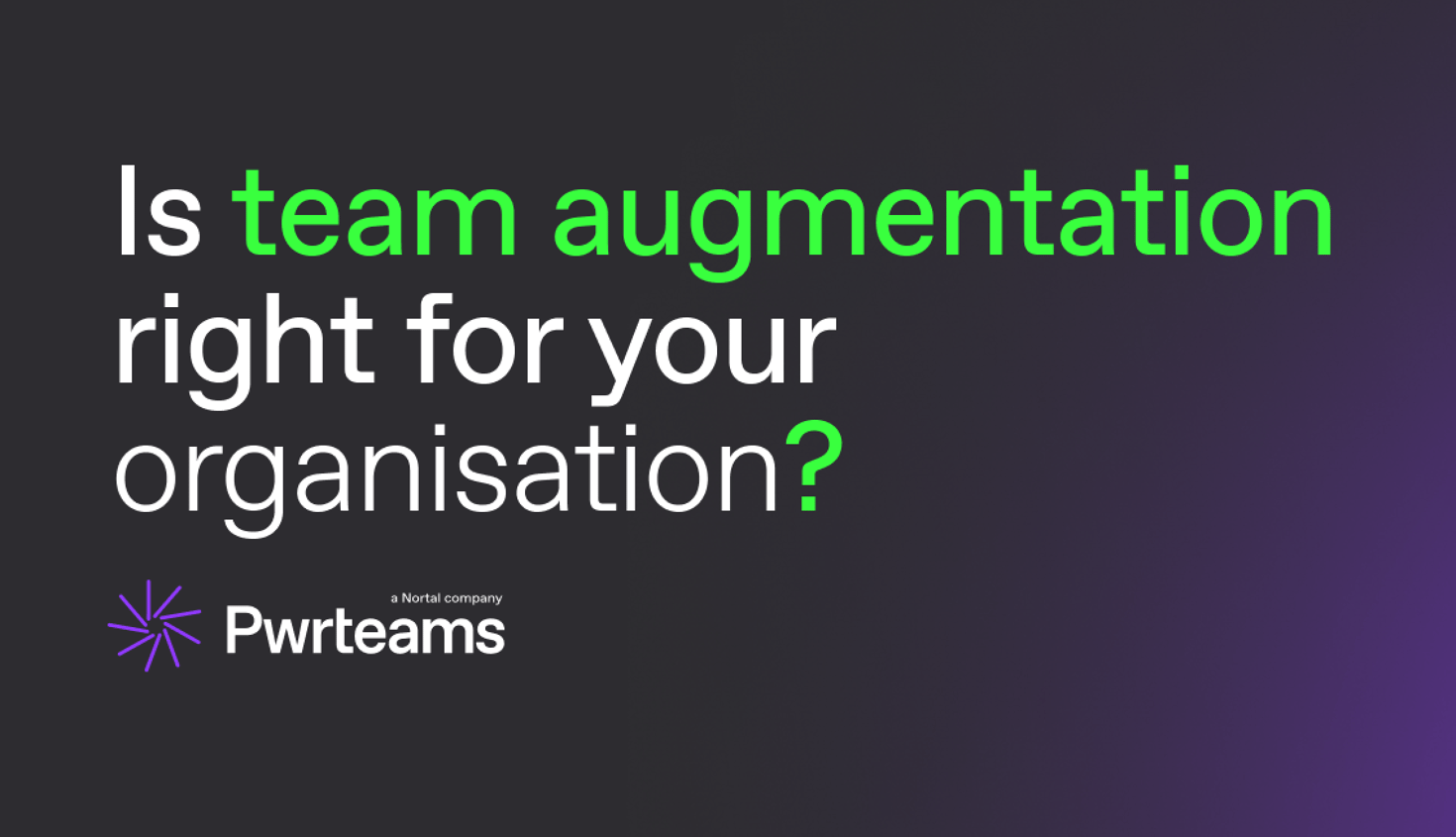 The hidden benefits of team augmentation for financial services